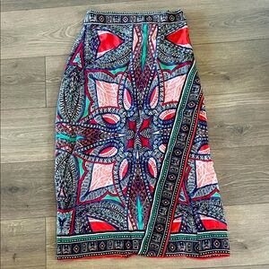 Maeve Multicolor Geometric Skirt